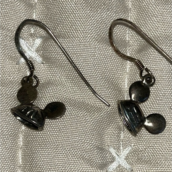 Disney Jewelry - Silver 925 Mickey Mouse Earrings